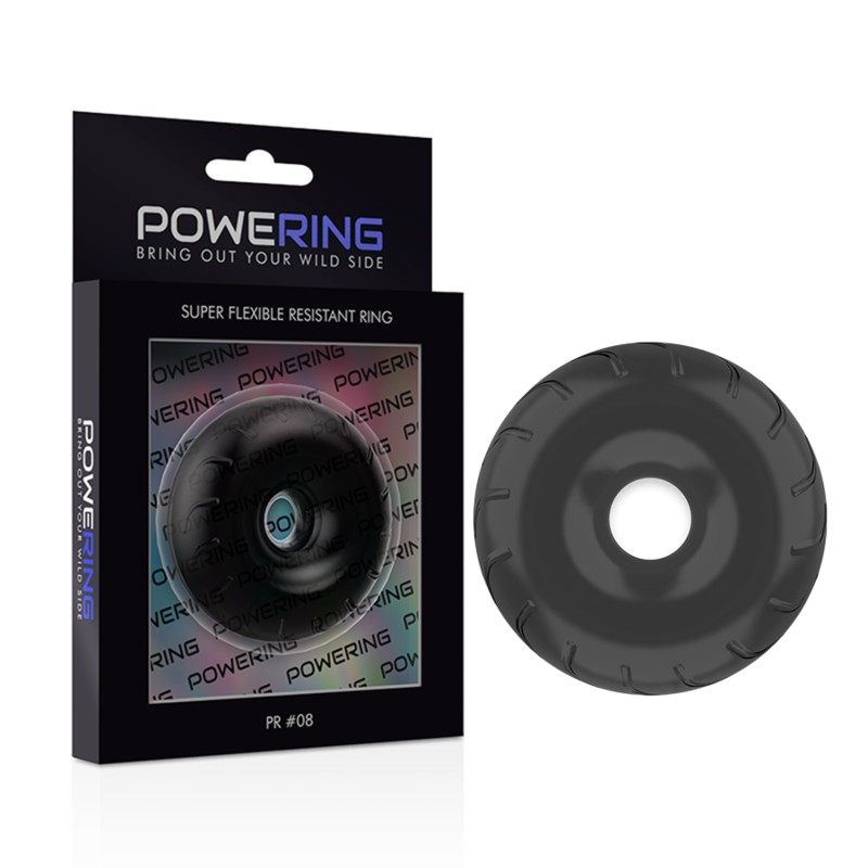 Comprar POWERING Anillo Flexible 5CM Negro – Diseño Ergonómico Para Mayor Comodidad-Noxtic
