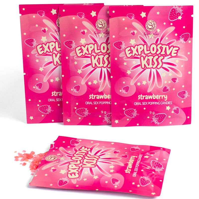 Comprar SECRETPLAY Caramelos Explosivos Fresa – Experiencia Sensorial Divertida Para Momentos Únicos-Noxtic