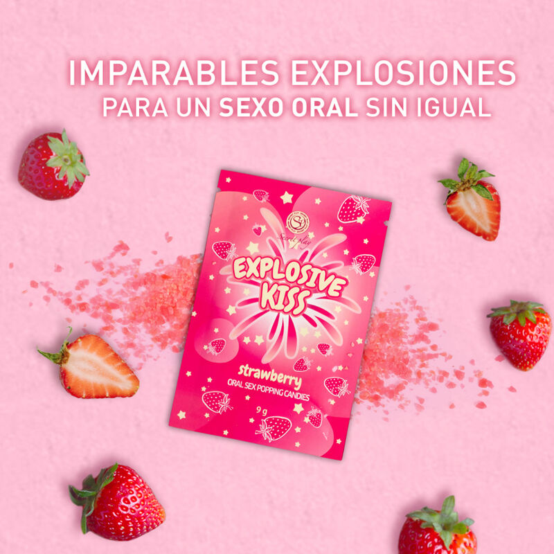 Comprar SECRETPLAY Caramelos Explosivos Fresa – Experiencia Sensorial Divertida Para Momentos Únicos-Noxtic