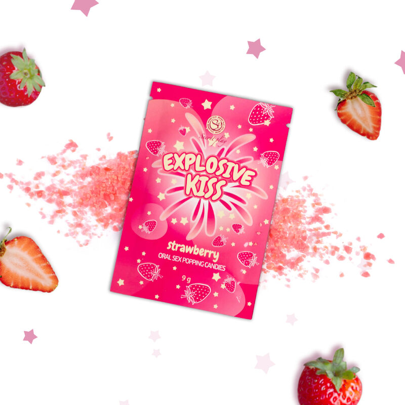 Comprar SECRETPLAY Caramelos Explosivos Fresa – Experiencia Sensorial Divertida Para Momentos Únicos-Noxtic