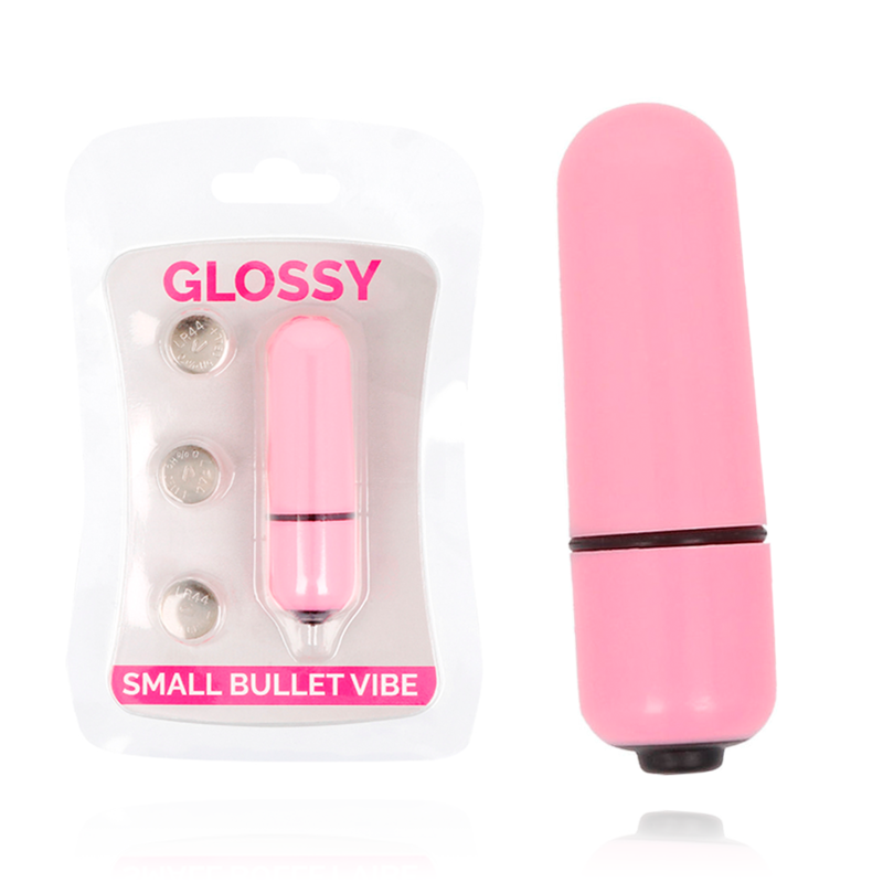 Comprar GLOSSY Small Bala Vibradora Rosa – Diseño Compacto Para Placer Intimo Elegante-Noxtic