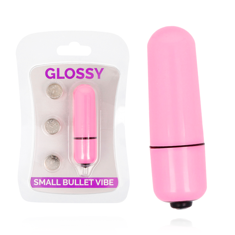 Comprar GLOSSY Small Bala Vibradora Rosa Intenso – Diseño Compacto Con Vibraciones Intensas-Noxtic