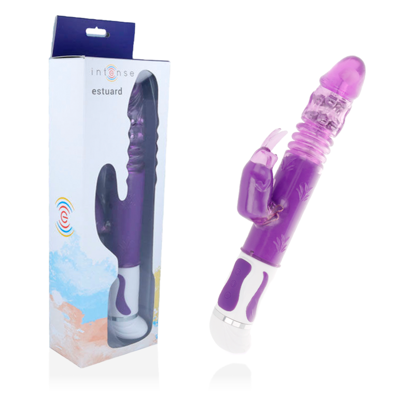 Comprar INTENSE Estuard Vibrador Rotador Lila – Estimulador Con Función Rabbit Para Sensaciones Intensas-Noxtic