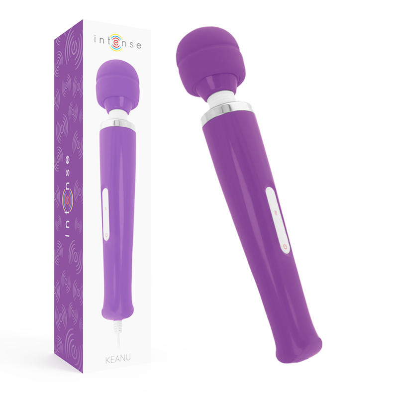 Comprar INTENSE Keanu Wand Lila – Masajeador Curvilíneo Con Diseño Sofisticado-Noxtic