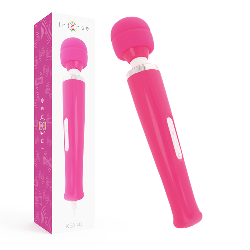 Comprar INTENSE Keanu Wand Rosa – Masajeador Potente Con Curvas Atractivas-Noxtic