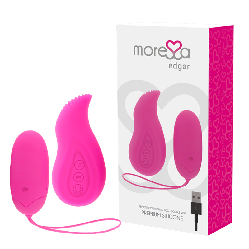 Comprar MORESSA Edgar Set Duo Huevo Remoto – Vibración Incorporada Con Silicona Médica Para Máxima Comodidad-Noxtic