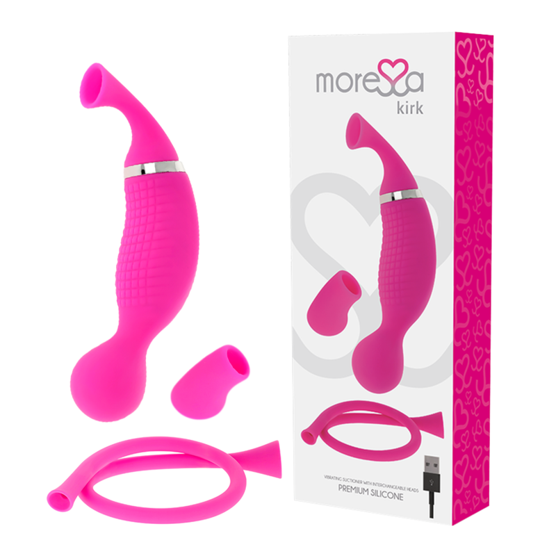 Comprar MORESSA Kirk Duo Succionador Masajeador – Vibrador Ergonómico Con Doble Motor Recargable-Noxtic