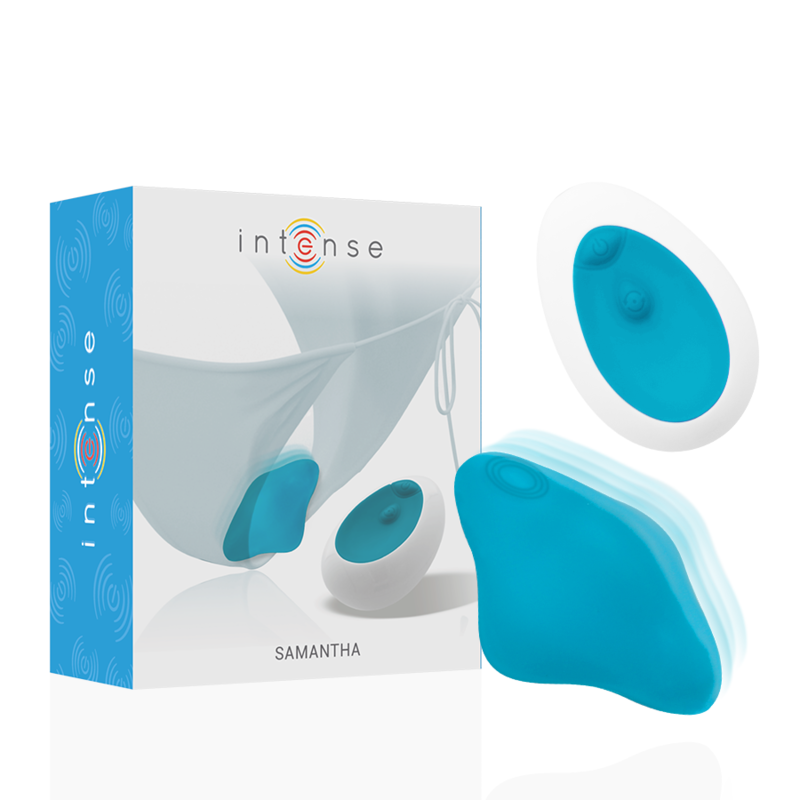 Comprar INTENSE Samantha Pantie Control Remoto Azul – Discreto Con Diseño Ergonómico Para Placer Personal-Noxtic