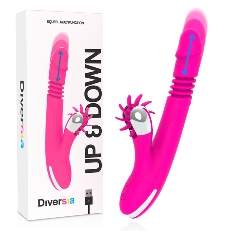Comprar DIVERSIA Bunny Up and Down 24 Cm – Vibrador Recargable Con Diseño Ergonómico Y Potente Motor-Noxtic