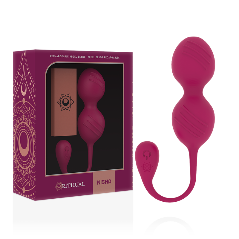 Comprar Rithual Nisha Bolas Kegel Recargables Orquídea – Silicona Médica Hipoalergénica Para Bienestar Sexual-Noxtic