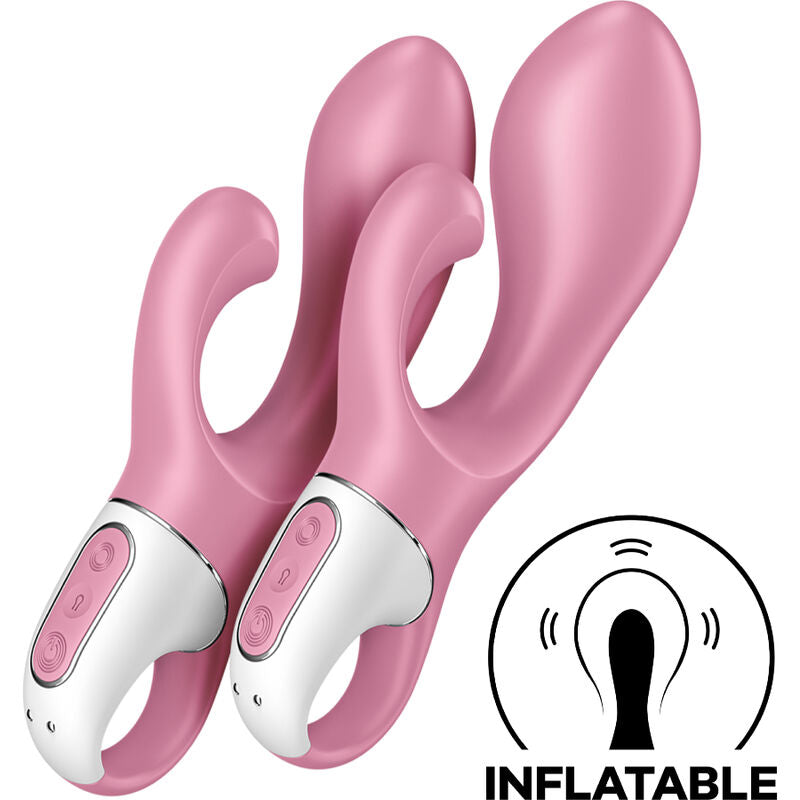 Comprar Satisfyer Air Pump Bunny 2 Rosa – Vibrador Innovador Con Cuerpo Hinchable Y Potentes Motores-Noxtic