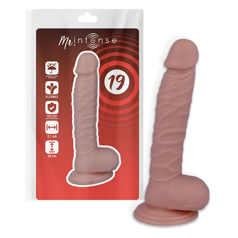 Comprar MR INTENSE Dildo Realista 20 Cm – Tacto Suave Con Diseño Natural Para Uso Placentero-Noxtic