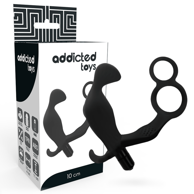 Comprar ADDICTED TOYS Plug Anal Con Anilla Doble – Estimulación Innovadora Para Placer Íntimo-Noxtic