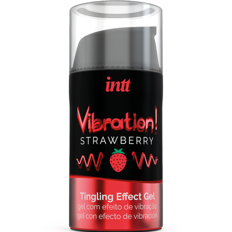 Comprar INTT Gel Vibrador Líquido Fresa 15 ml – Estimulante Íntimo Para Sensaciones Dulces y Vibrantes-Noxtic