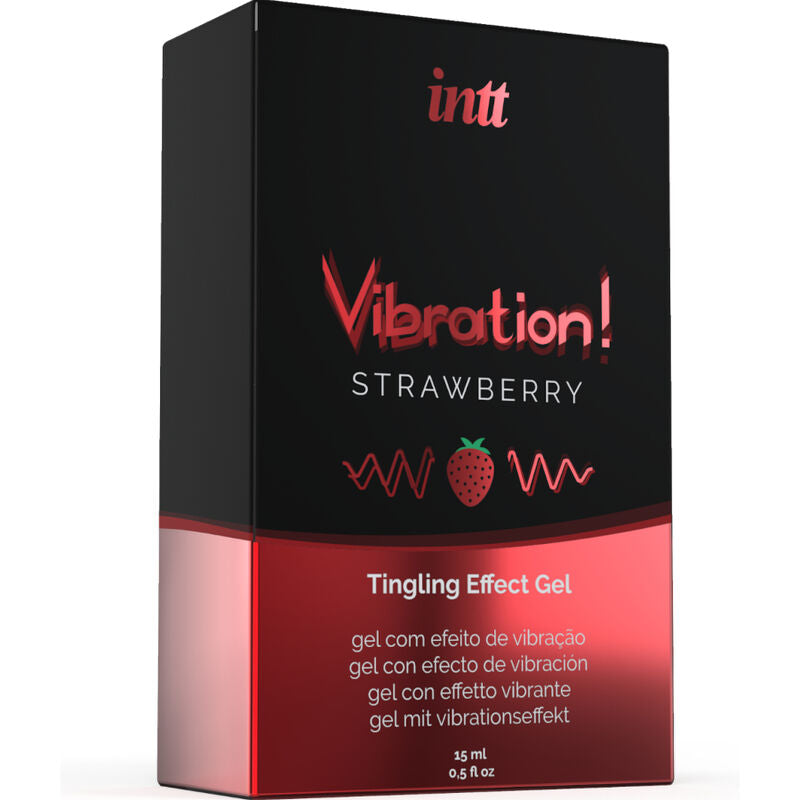 Comprar INTT Gel Vibrador Líquido Fresa 15 ml – Estimulante Íntimo Para Sensaciones Dulces y Vibrantes-Noxtic