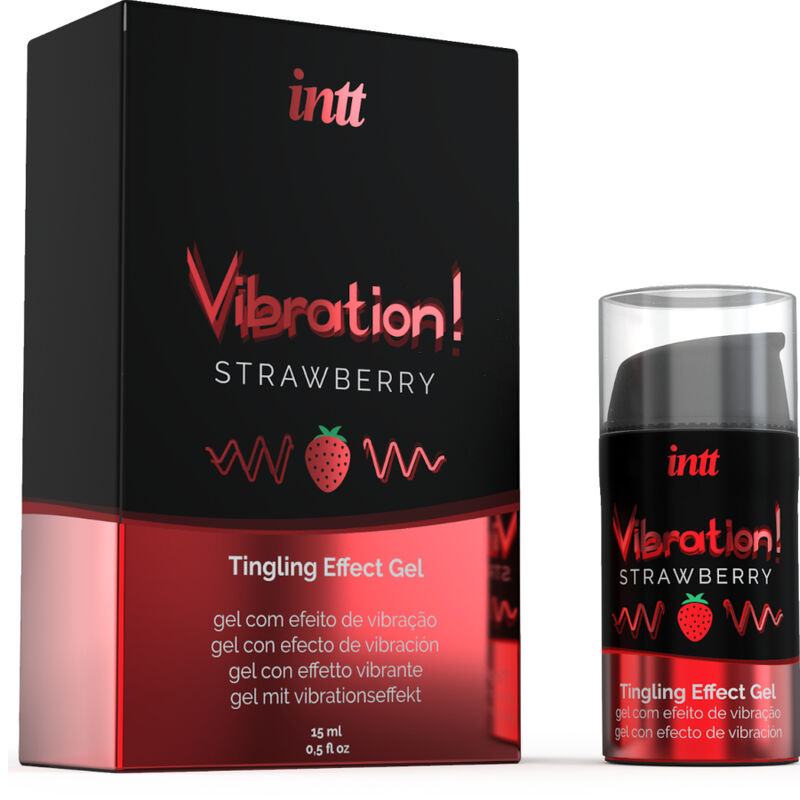 Comprar INTT Gel Vibrador Líquido Fresa 15 ml – Estimulante Íntimo Para Sensaciones Dulces y Vibrantes-Noxtic