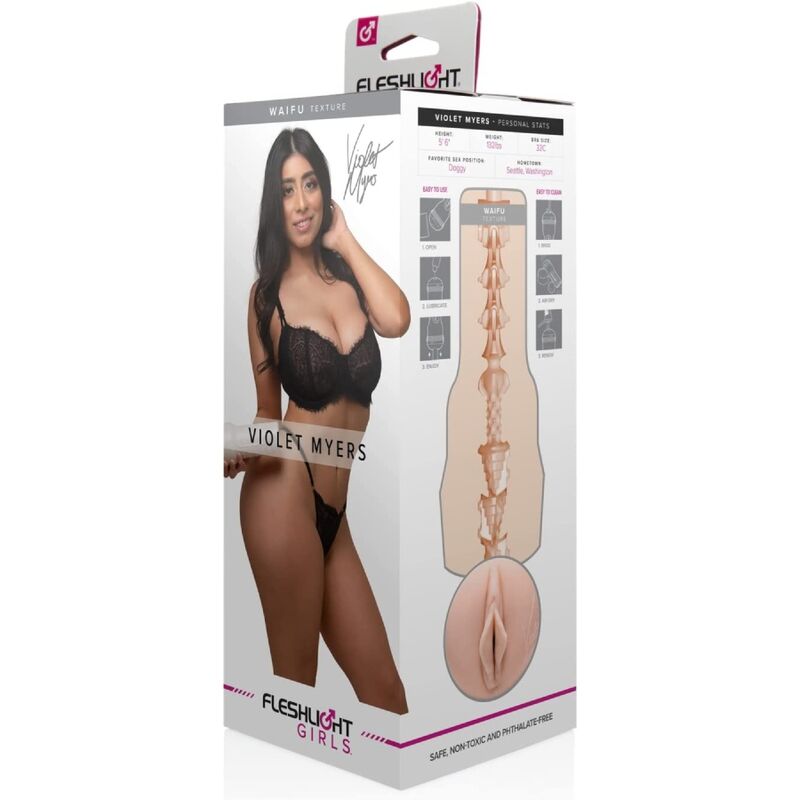 Comprar Fleshlight Girls Violet Myers – Juguete Erótico Con Diseño Atractivo Para Placer Personal-Noxtic