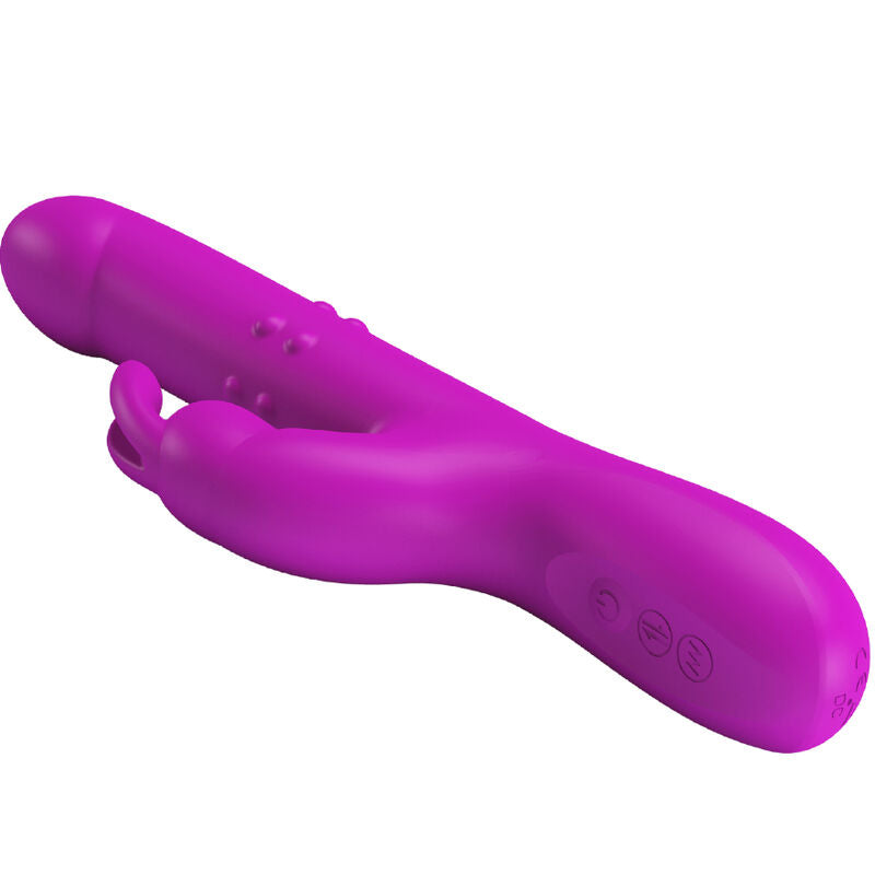 Comprar PRETTY LOVE Reese Vibrador Morado – Vibrador Con Rotación Y Vibraciones De Varias Velocidades-Noxtic