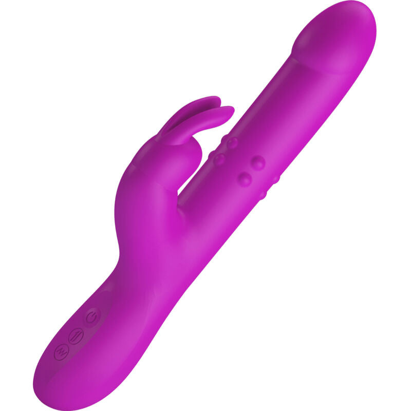 Comprar PRETTY LOVE Reese Vibrador Morado – Vibrador Con Rotación Y Vibraciones De Varias Velocidades-Noxtic
