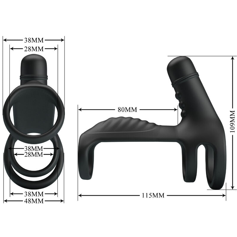 Comprar PRETTY LOVE Manga De Extensión De Silicona Suave – Diseño Flexible Para Mayor Placer Intimo-Noxtic