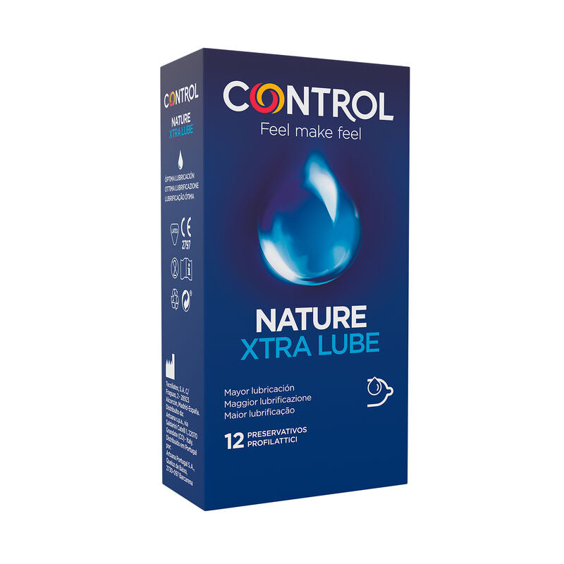 Comprar CONTROL Extra Lube Preservativos 12 Unidades – Protección Efectiva Con Comodidad Mejorada-PRESERVATIVOS-Noxtic
