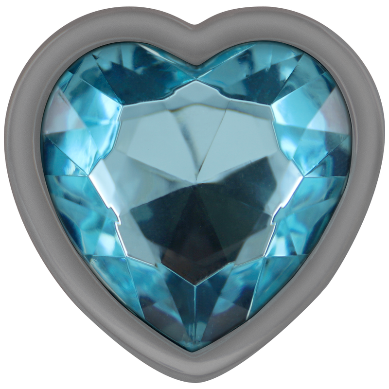 Comprar INTENSE Plug Anal Metal Corazón Azul Talla L – Diseño Sofisticado Para Experiencias Únicas-Noxtic