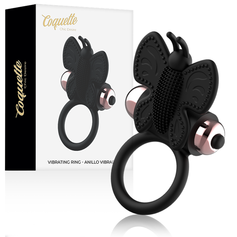 Comprar Coquette Chic Desire Anillo Vibrador Mariposa – Estimulador Portátil Con Potentes Vibraciones-Noxtic