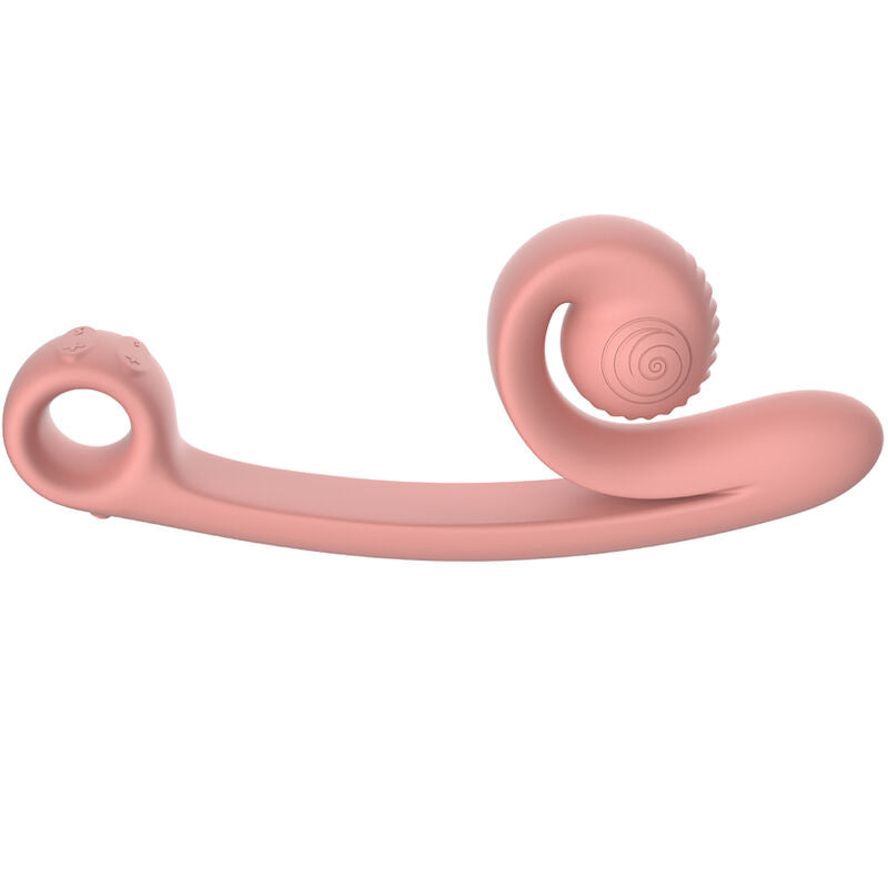 Vibratore SNAIL VIBE Curve Arancione – Vibratore ricaricabile con silicone medico ipoallergenico