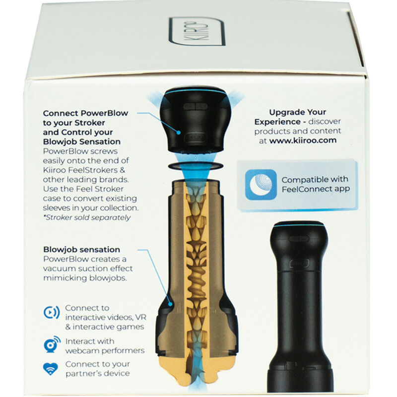 Comprar KIIROO Powerblow Dispositivo De Succión Interactivo – Experiencia Realista Con Diseño Innovador-Noxtic