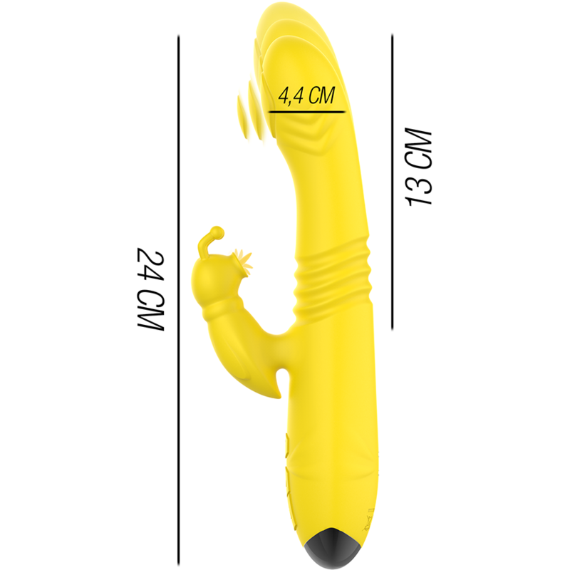 Comprar INTENSE Toky Vibrador Multifunción – Estimulación Recargable Con Movimiento Up y Down-Noxtic