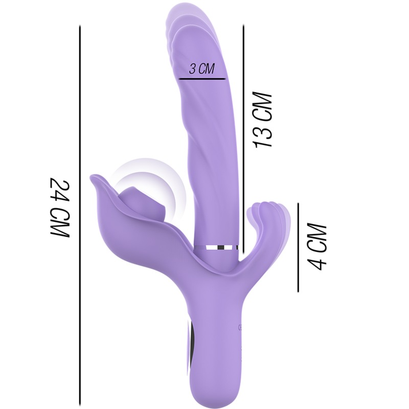 Comprar INTENSE Billie Vibrador Multifunción – Diseño Elegante Con Función De Succión Recargable-Noxtic