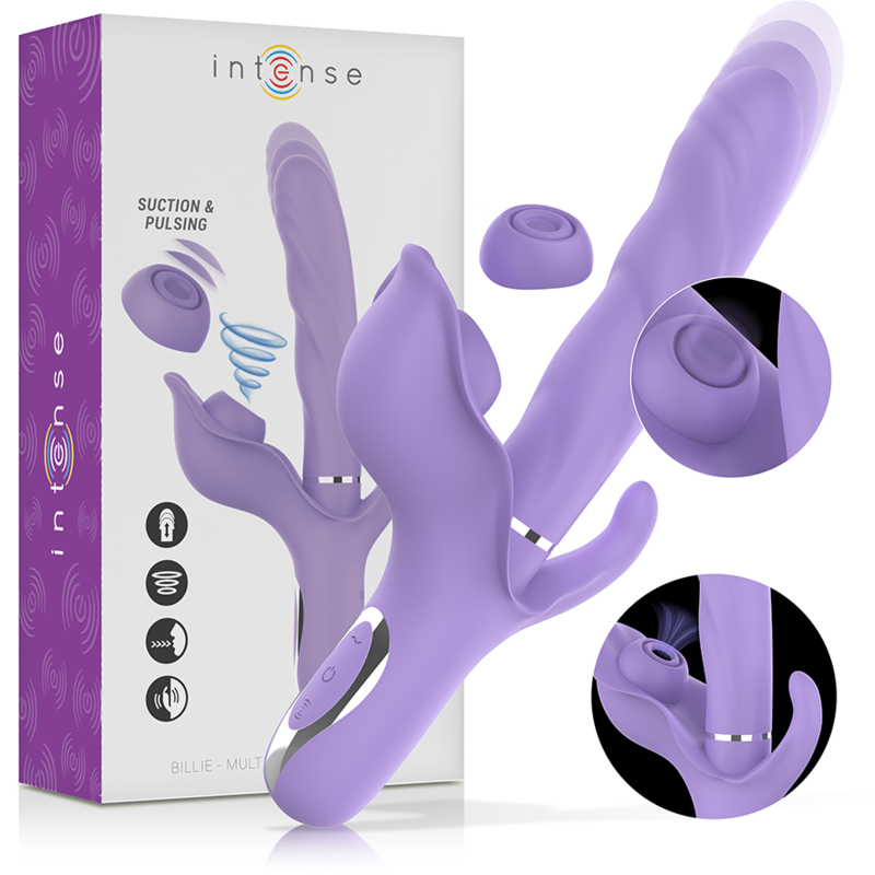 Comprar INTENSE Billie Vibrador Multifunción – Diseño Elegante Con Función De Succión Recargable-Noxtic