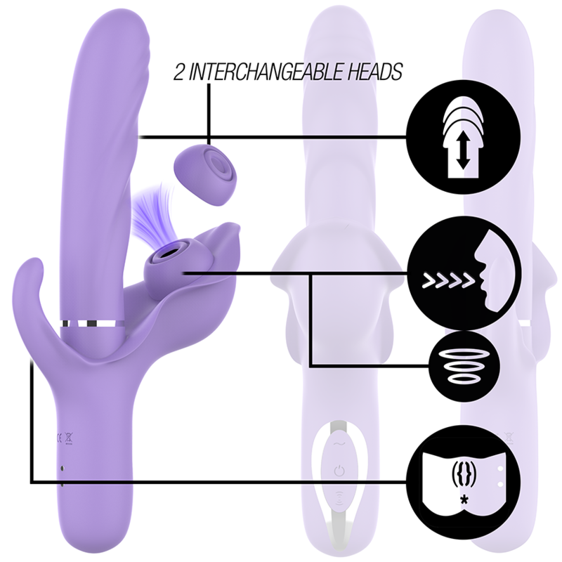 Comprar INTENSE Billie Vibrador Multifunción – Diseño Elegante Con Función De Succión Recargable-Noxtic