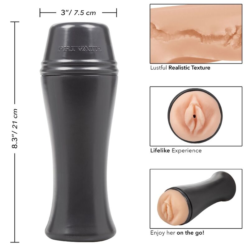 Comprar PRIVATE Horny Cougar To Go – Masturbador Compacto Para Placer En Movimiento-Noxtic