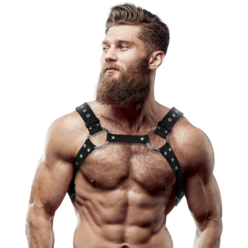 Comprar Fetish Arnés Ecopiel Pecho Con Tachuelas Hombre – Diseño Elegante Para Comodidad Y Estilo Audaz-Noxtic