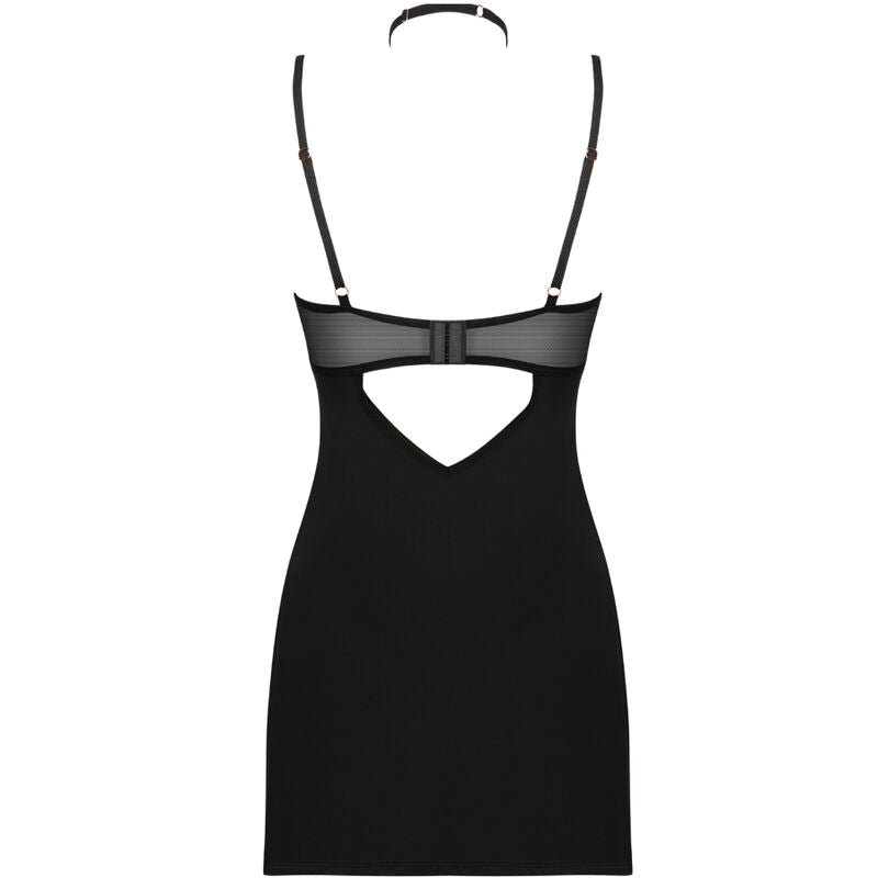 Comprar OBSESSIVE Selinne Chemise y Tanga XS/S – Lencería Elegante Con Diseño Sofisticado Para Confiar y Sentir-Noxtic