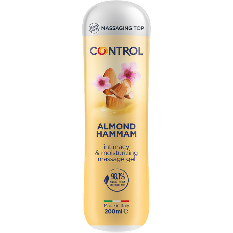 Comprar CONTROL Masaje Gel 3 en 1 Leche de Almendras 200 ml – Gel Hidratante Con Ingredientes Naturales Para Relajación Sensual-Noxtic