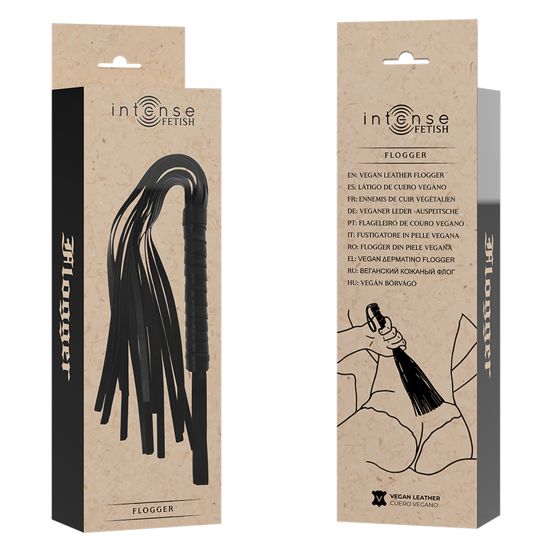 Comprar INTENSE Látigo De Cuero Vegano – Diseño Ético Para Explorar Nuevas Sensaciones-Noxtic
