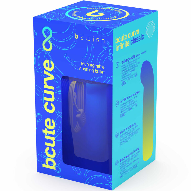Comprar B SWISH Bcute Curve Infinite Classic Edición Limitada – Vibrador Recargable Con Diseño Ergonómico De Silicona-Noxtic