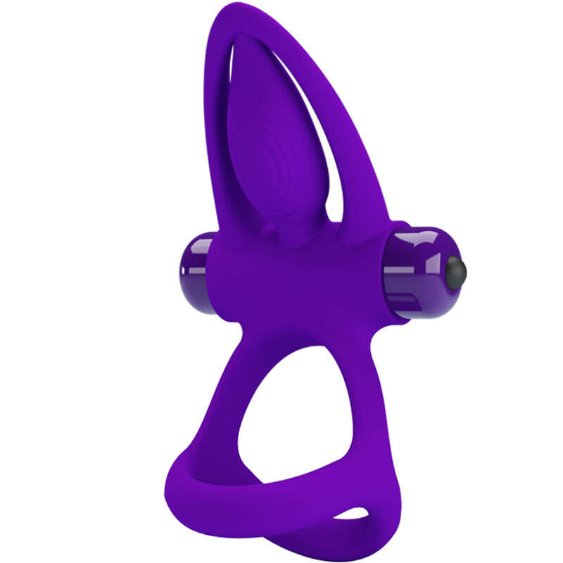 Comprar Pretty Love Anillo Vibrador Violeta – 10 Modos De Vibración Con Diseño Ergonómico-Noxtic