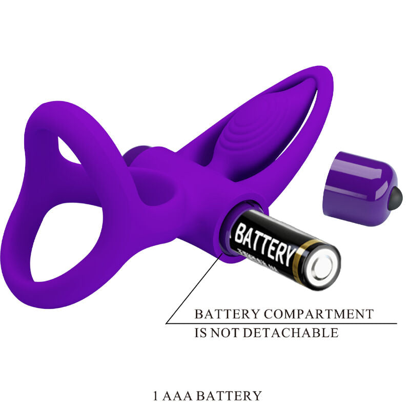 Comprar Pretty Love Anillo Vibrador Violeta – 10 Modos De Vibración Con Diseño Ergonómico-Noxtic