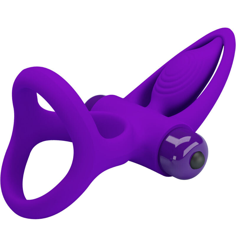 Comprar Pretty Love Anillo Vibrador Violeta – 10 Modos De Vibración Con Diseño Ergonómico-Noxtic