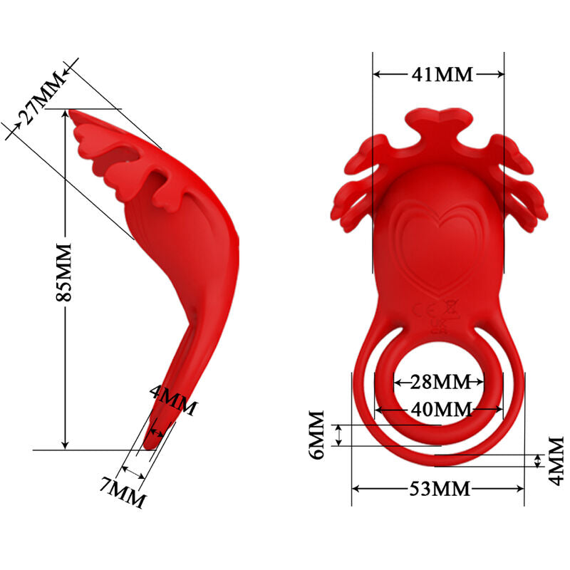 Comprar Pretty Love Ruben Anillo Vibrador – 7 Modos De Vibración Con Silicona Suave-Noxtic