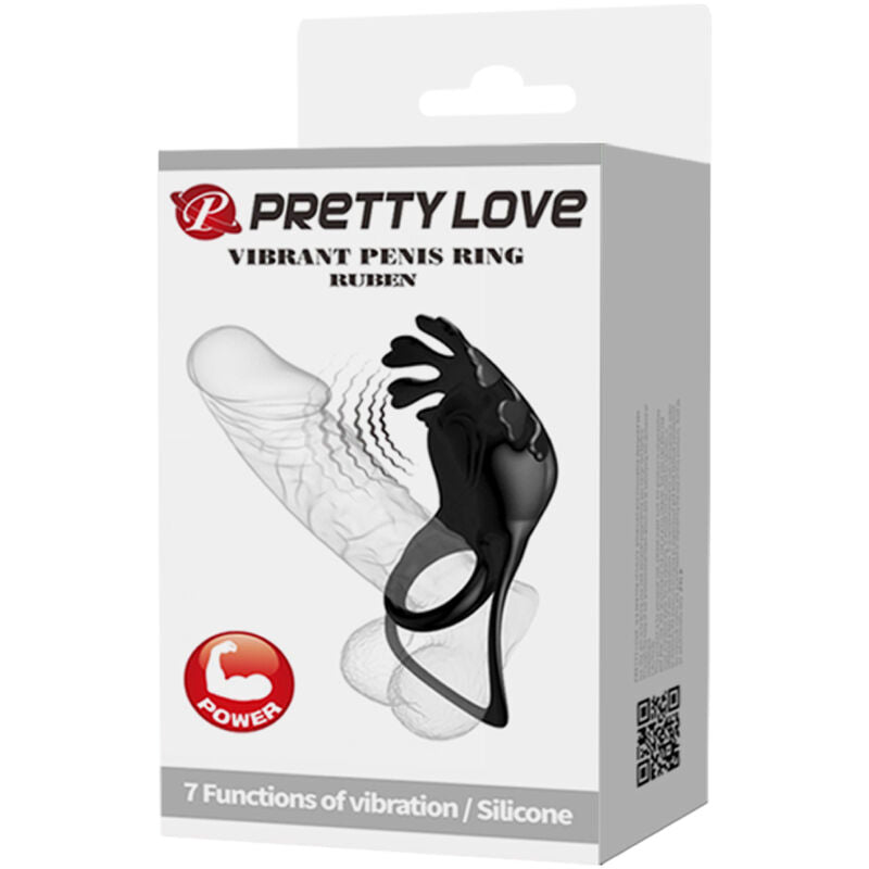 Comprar Pretty Love Ruben Anillo Vibrador – Silicona Médica Con 7 Funciones De Vibración-Noxtic