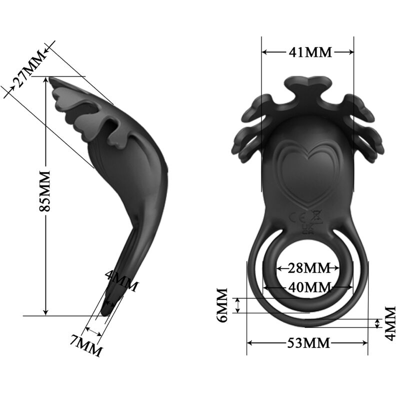 Comprar Pretty Love Ruben Anillo Vibrador – Silicona Médica Con 7 Funciones De Vibración-Noxtic