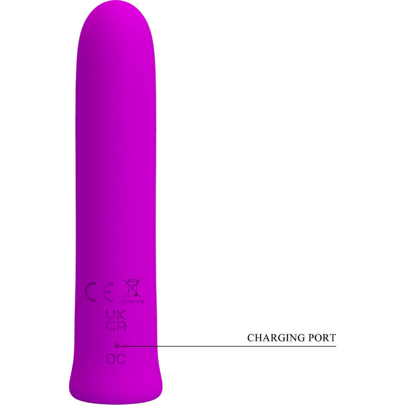 Comprar PRETTY LOVE Curtis Mini Vibrador Violeta – Vibrador Recargable Con 12 Modos De Vibración-Noxtic