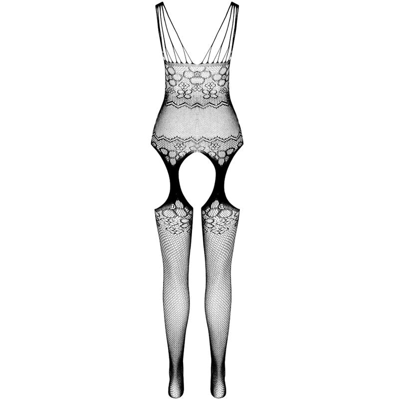 Comprar PASSION Eco Collection Bodystocking Eco BS004 Negro – Diseño Ecológico Para Confort Y Libertad Sensorial-Noxtic