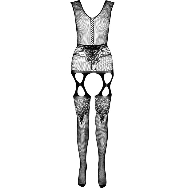 Comprar PASSION Bodystocking Eco BS014 Rojo – Diseño Elegante Para Sensación Confortable-Noxtic