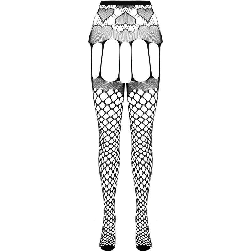 Comprar PASSION Eco Collection Bodystocking Eco S009 Rojo – Diseño Elegante Con Materiales Sostenibles-Noxtic
