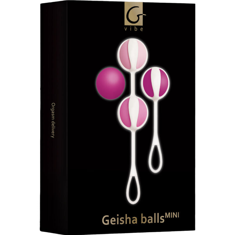 G-VIBE Set 4 Geisha Balls Mini Morado – Diseño Ergonómico Para Fortalecer El Suelo Pélvico